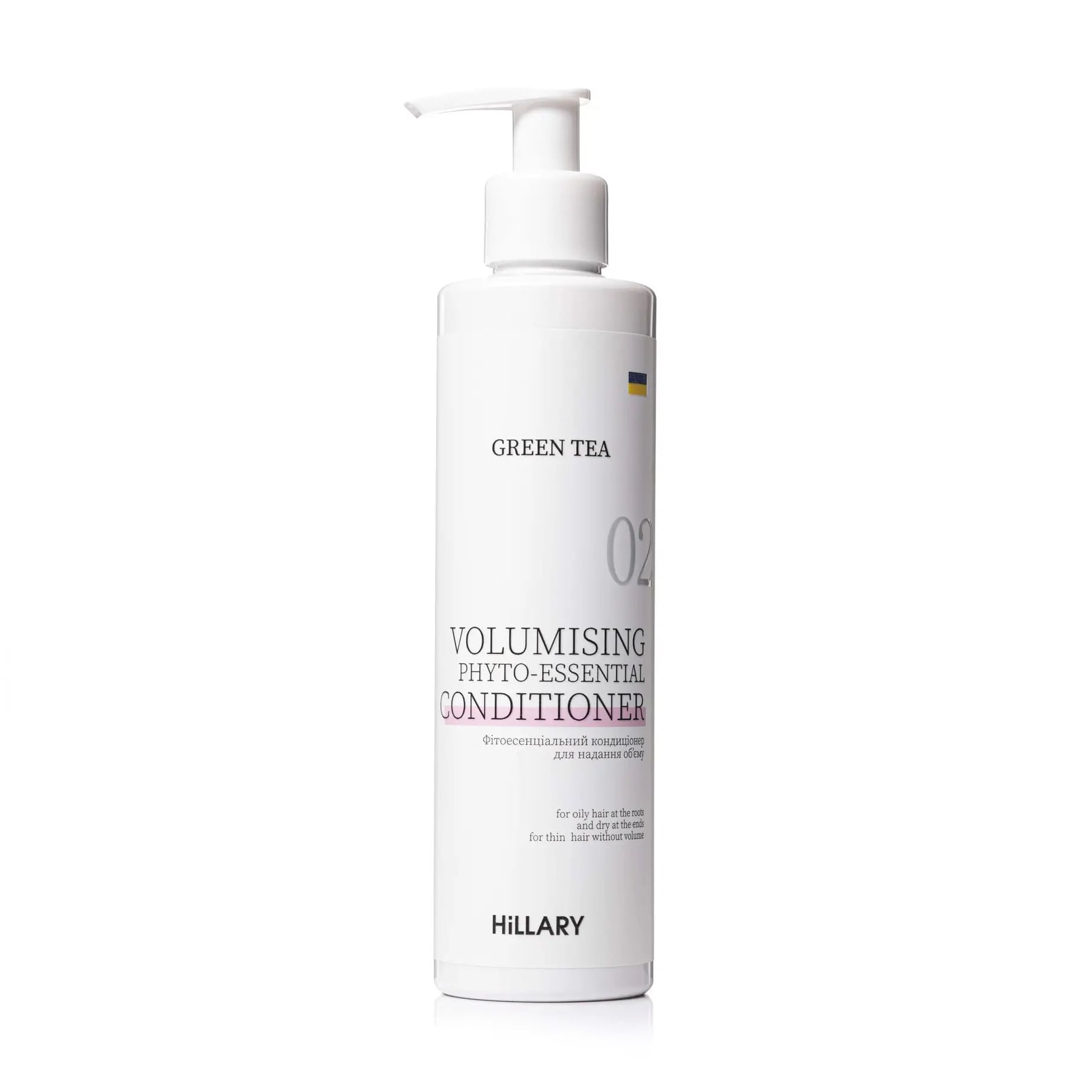 Фітоесенціальний кондиціонер Hillary Green Tea Volumising Phyto-Essential Conditioner для надання об'єму волоссю, 250 мл