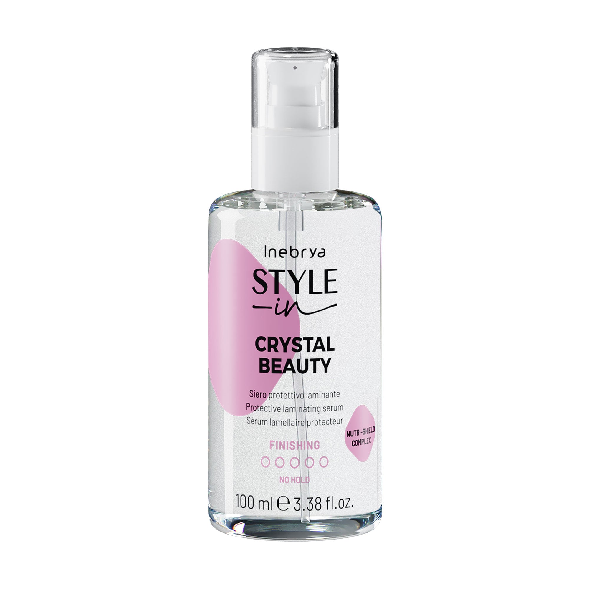 Флюїд Inebrya Style-In Crystal Beauty для надання блиску волоссю, 100 мл